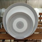 سرویس آرکوپال 26 پارچه طرح پرشیا طوسی قالب گرد برند آیرا اپال (کارخانه مقصود)