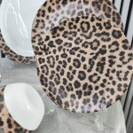 سرویس آرکوپال 26 پارچه طرح پلنگی برند آیرا اپال لب ساده (کارخانه مقصود)