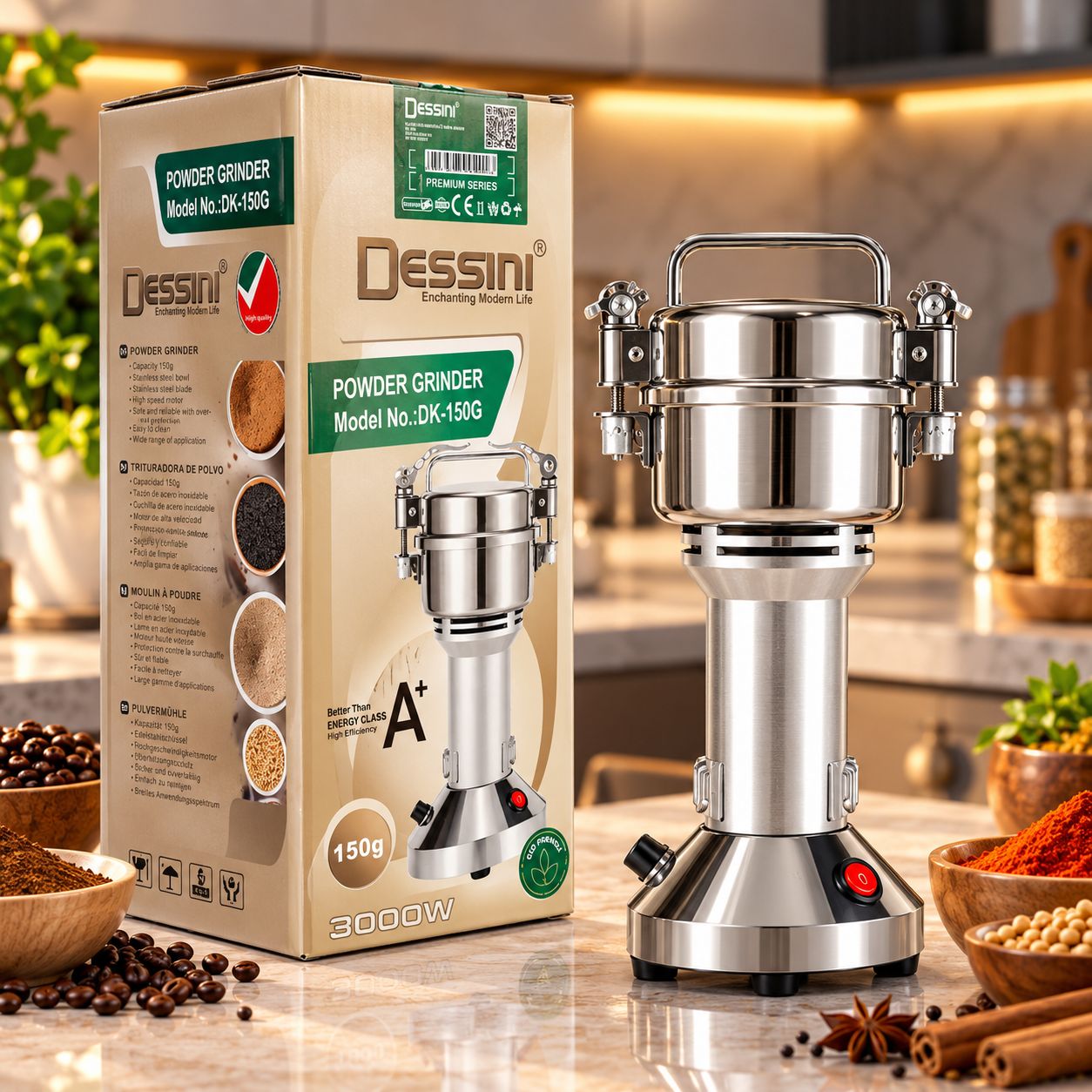 آسیاب صنعتی 150 گرمی دسینی آسیاب صنعتی 150 گرمی دسینی